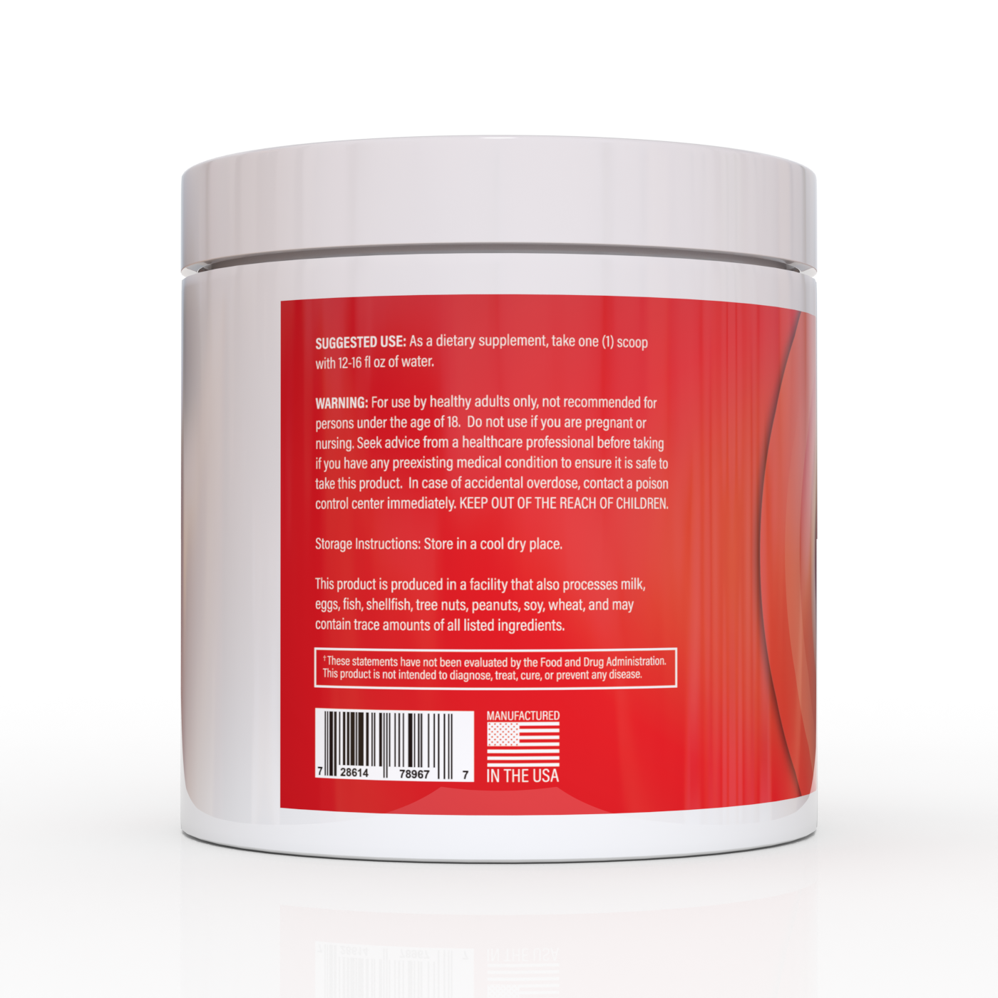 Suggested Use - 100 Daily Health Drink 13 vitamins 9 minerals plus 5 immune boosters.